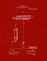 Offensive Device Carried By Aircraft Patent Print - Burgundy Red - $7.95+