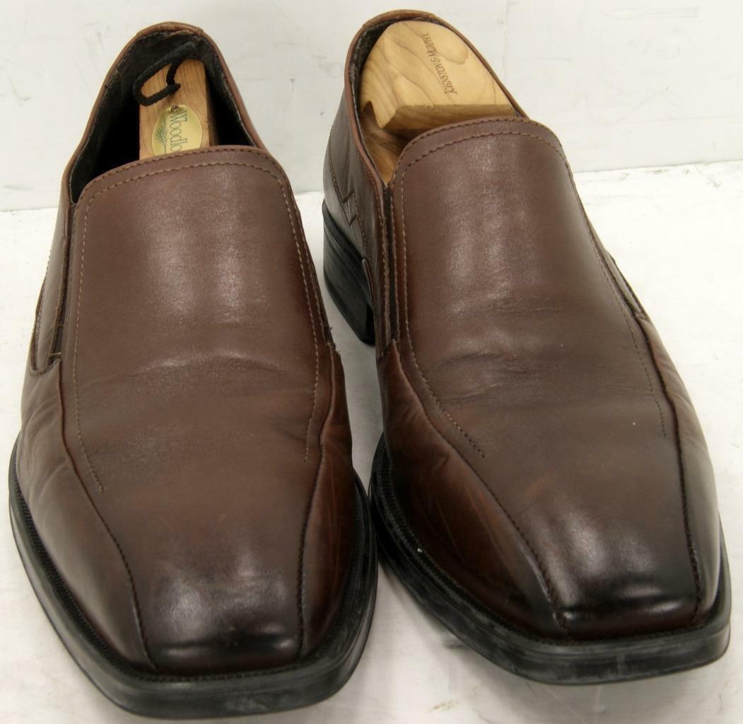 Johnson & Murphy Men's Brown Leather Loafers Sz 10 M Shoes - Casual Shoes