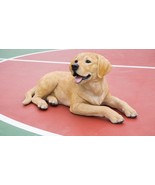 Dog-Labrador Retriever Lying Down-Yellow--Garden Statue,  Home Decor - $254.99