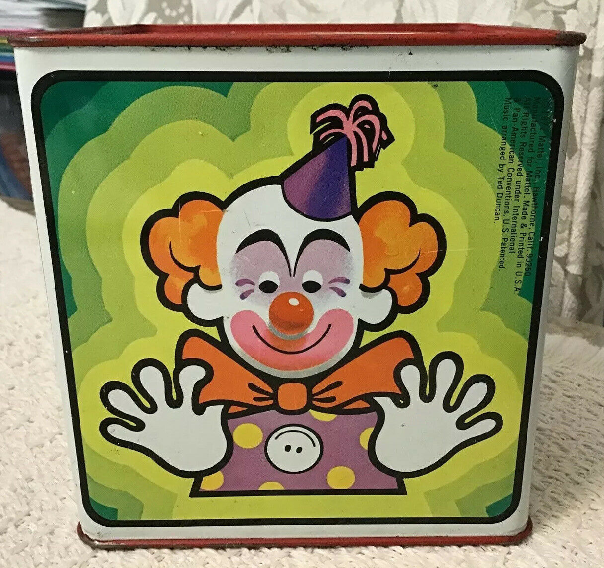 1971 mattel jack in the music box