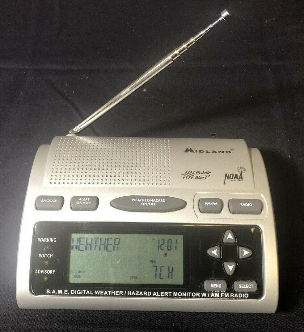 Midland SAME Digital Weather AM/FM Radio Portable AM/FM Radios