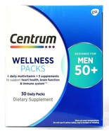 Centrum Wellness Packs Men 50 Plus Daily Multivitamin 30 Pk Dietary Supp... - $24.99