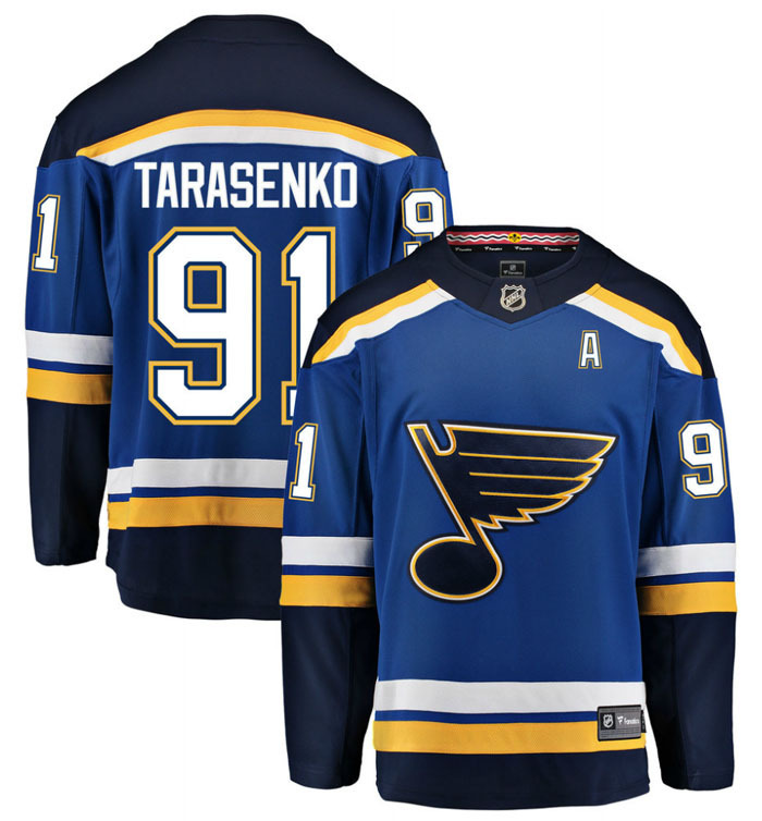 Download Tarasenko #91 St. Louis Blues Home Jersey Hockey Jerseys ...