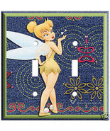 NEW DISNEY TINKERBELL DOUBLE LIGHT SWITCH COVER PLATE - $14.99