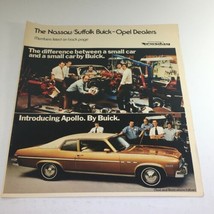 1970s Buick-Opel Apollo Dealership Car Auto Brochure Catalog - $7.09