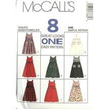 McCalls Sewing Pattern 7788 Jumper Dress Girls Size 4-6 - $8.99