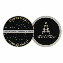 VANDENBERG AIR FORCE BASE SPACE FORCE 1.75&quot; CHALLENGE  COIN - $23.74