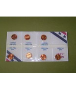 TWO UNC SETs 1982PD LINCOLN CENTS ALL 7 VARIETIES - $15.99