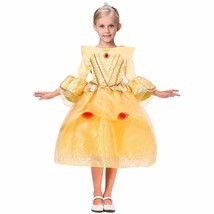 Y and beast cosplay dresses for girls belle princess kids girls costume dress christmas thumb200