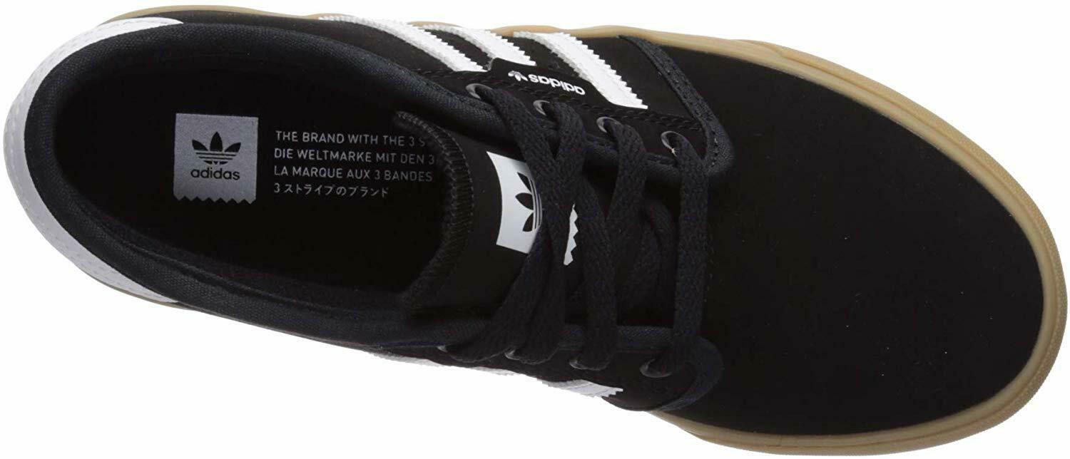 ADIDAS SEELEY J BLACK GUM EE6141 KIDS US SIZES - Boys' Shoes