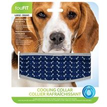 FouFit Dog Cooling Collar Large Blue image 1