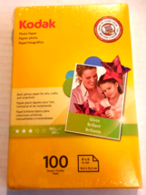 KODAK Photo Paper Gloss 4&quot;x6&quot; 100 Sheets 6 mil Thickness Instant Dry NEW... - $8.79