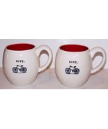 FABULOUS VINTAGE PAIR MAGENTA M MOVE BICYCLE WHITE W/ RED INTERIOR 4 1/2... - $42.76