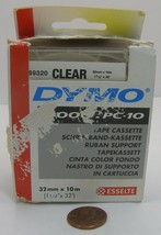 Esselte Dymo .9000.PC-10 Clear 32mmx10m Cartridge  69320 - $14.99