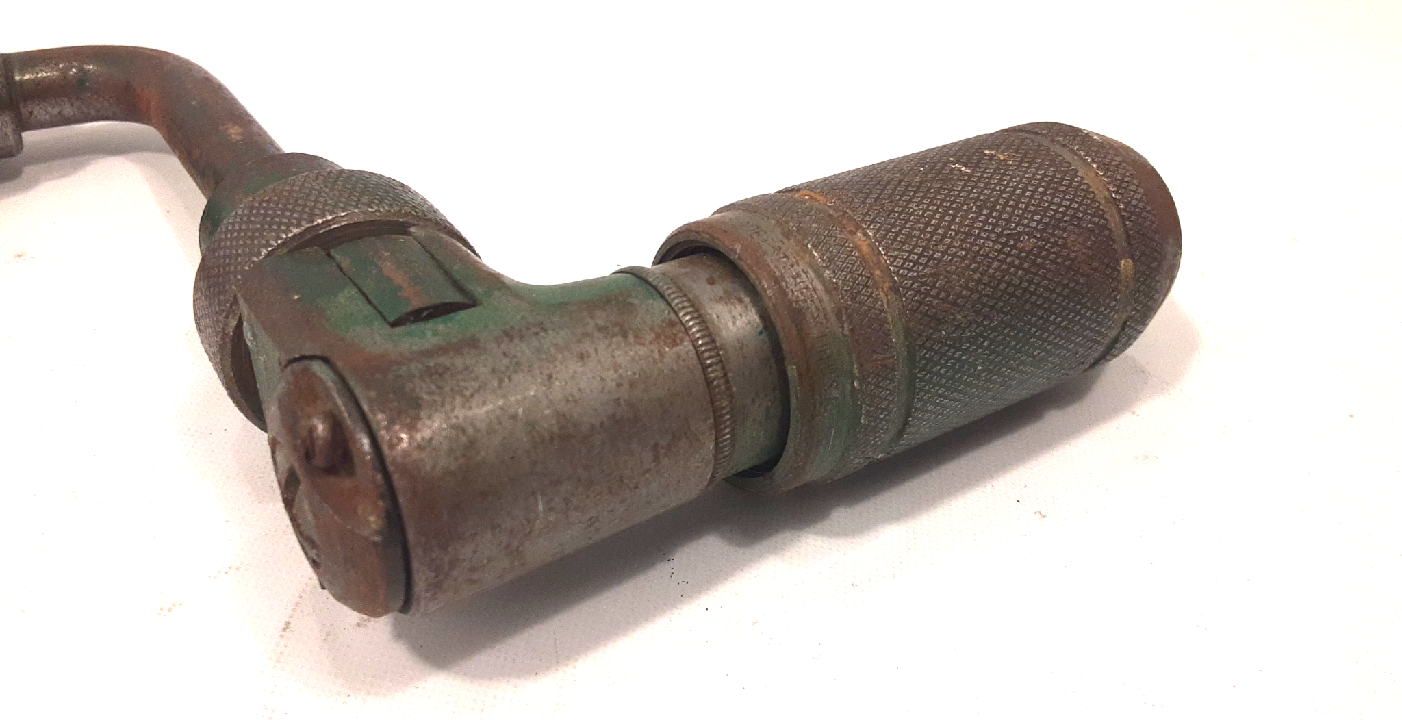 Vintage 1950's Stanley 923A 10" Sweep Manual Brace Hand Drill Works