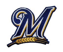 Milwaukee Brewers World Series MLB Baseball Embroidered Iron On Patch "M" - $5.88+