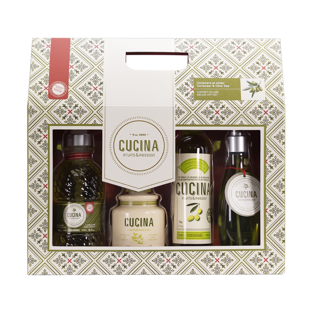 Fruits & Passion Cucina Coriander and Olive Tree Deluxe Kitchen Gift Set