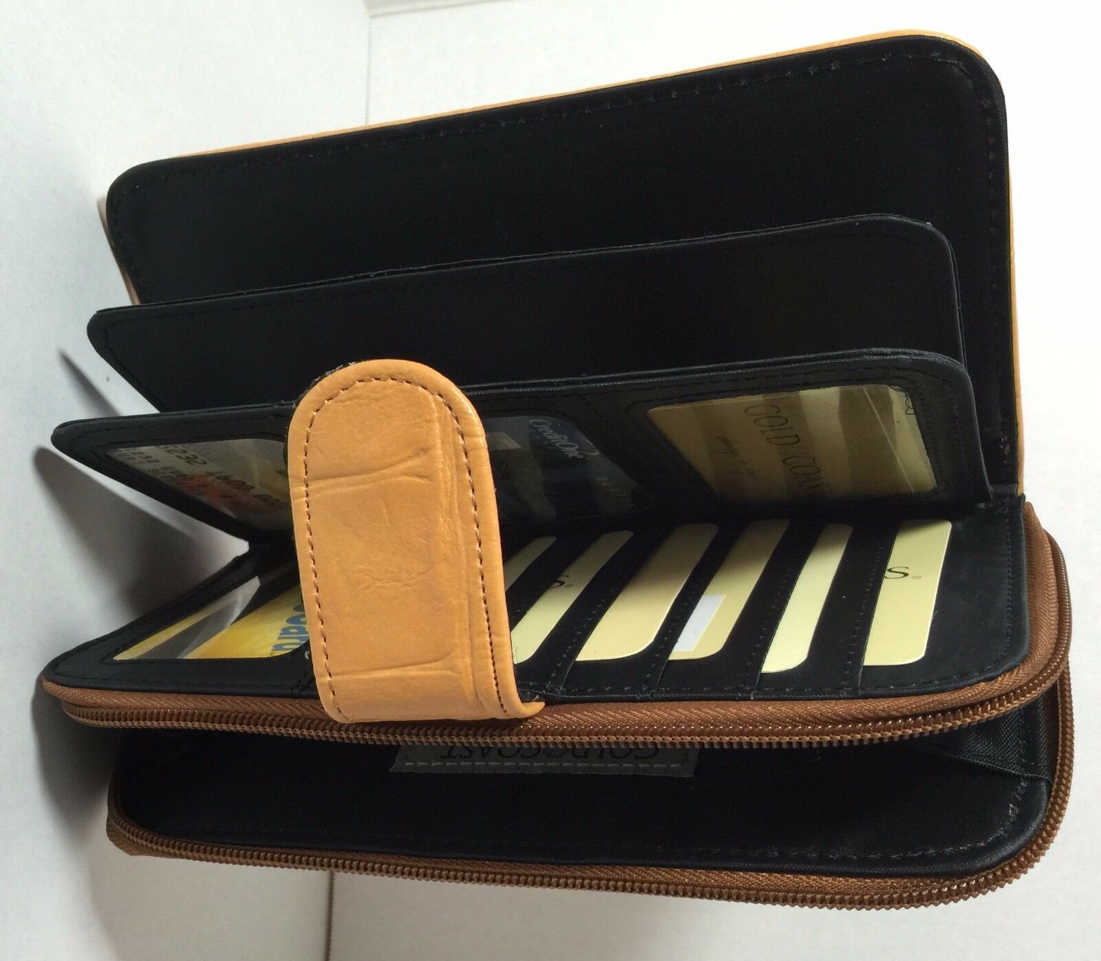 New Gold coast Women all in one wallet clutch organizer photo/checkbook