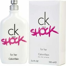 Ck One Shock By Calvin Klein Edt Spray 3.4 Oz For Women  - $43.39