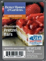Strawberry Pretzel Bars Better Homes and Gardens Scented Wax Cubes Tarts Melts - $4.00