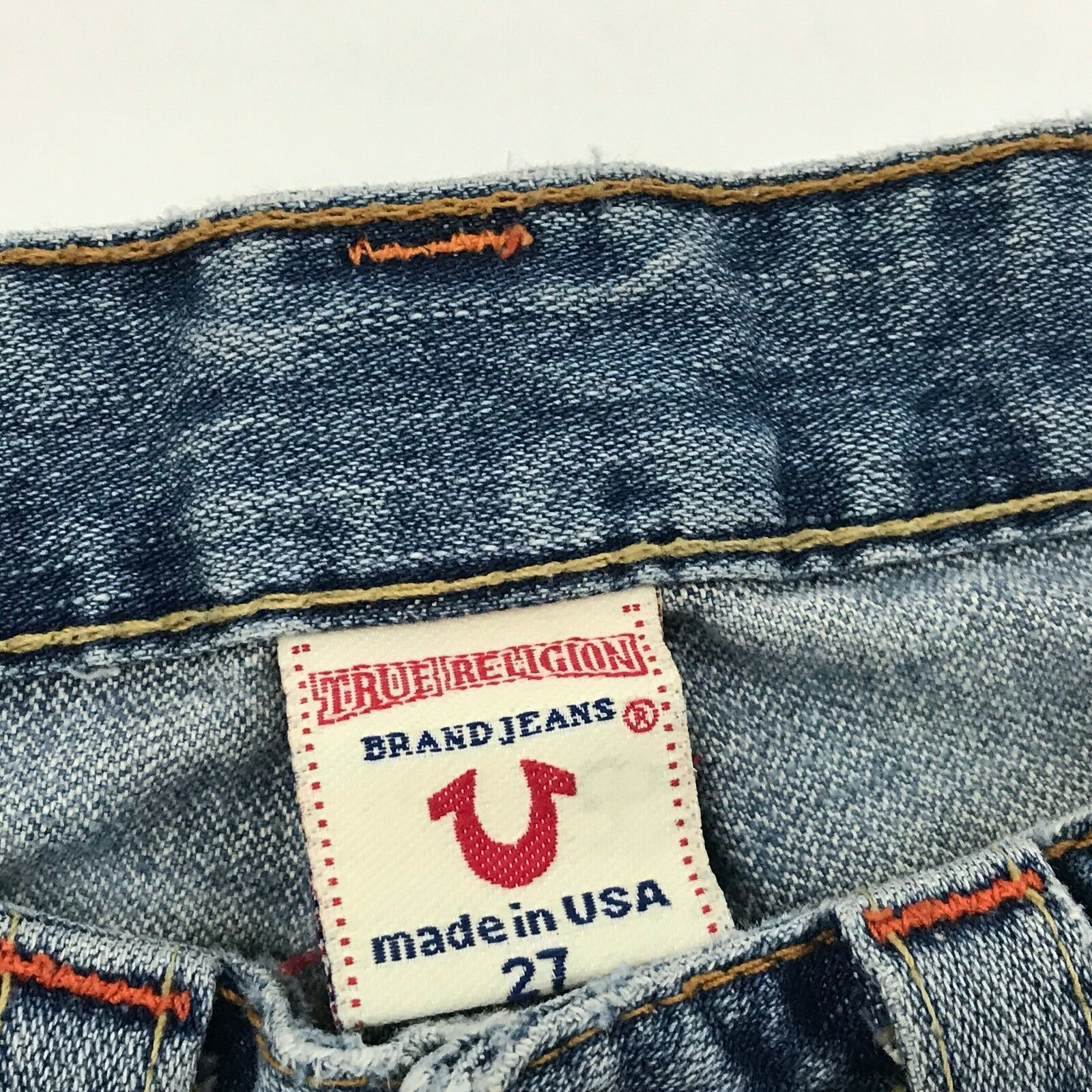 VINTAGE True Religion Bobby Jeans Low Rise Flare Distressed Women Size ...