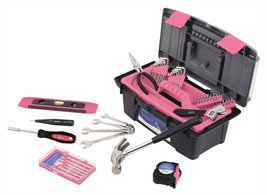 Apollo Precision Tools DT9773P 53-Piece Tool Kit with Box Pink - £39.92 GBP