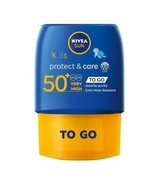 NIVEA SUN Kids Protect &amp; Care Lotion SPF 50+ Water Resistant Pocket Size... - $12.74