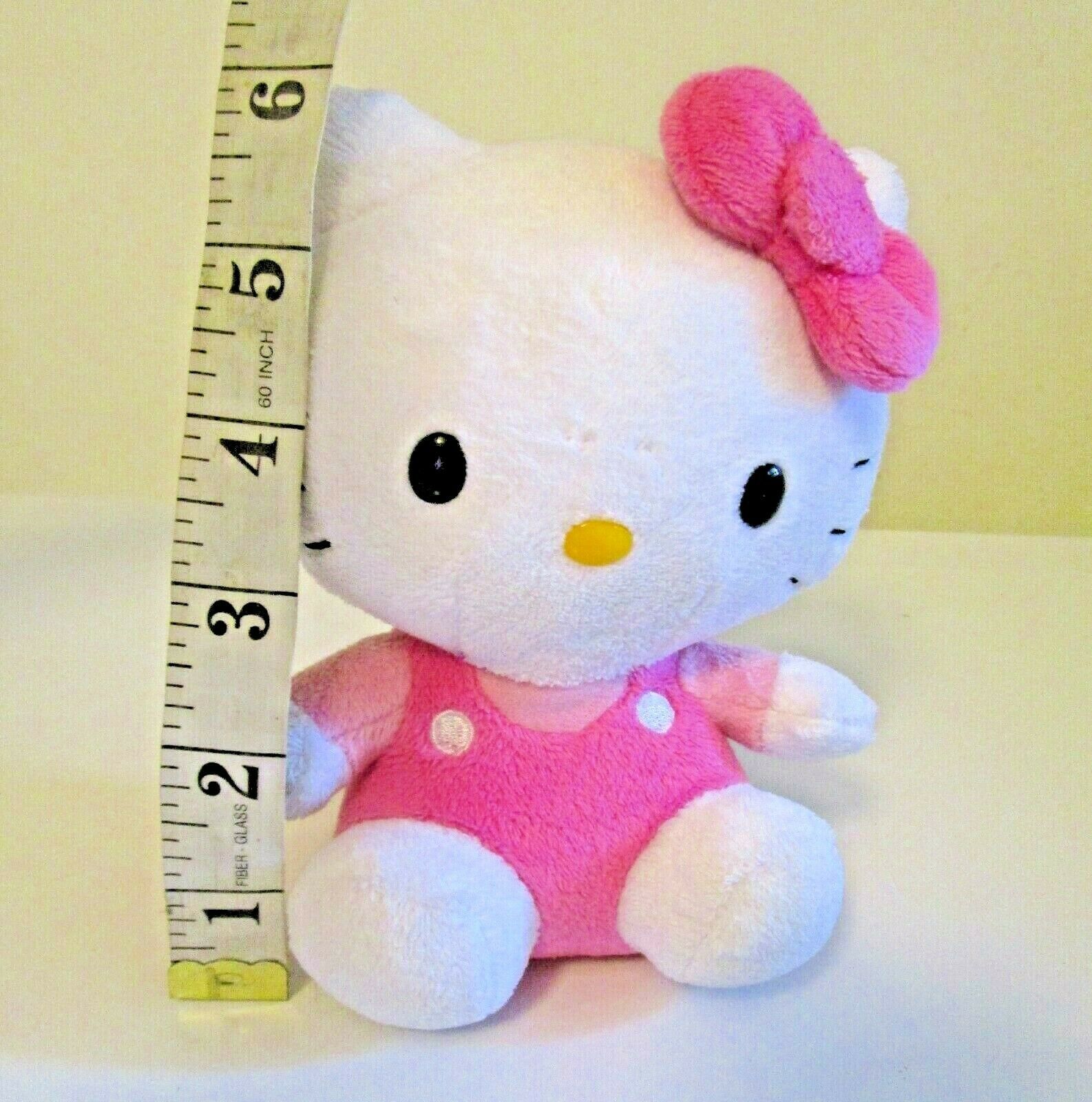 Hello Kitty Plush Toy Doll in Pink Dress Cute Stuffed Cat Animal Girl ...