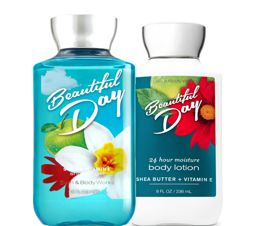 BATH & BODY WORKS Beautiful Day Body Lotion + Shower Gel Set Mixed Items