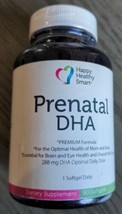 Happy Healthy Smart Prenatal DHA Premium Formula 60 Softgels EXP 05/2022  - $10.39