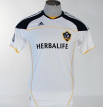 Adidas ClimaLite LA Galaxy Short Sleeve White Soccer Football Jersey Men... - $63.74
