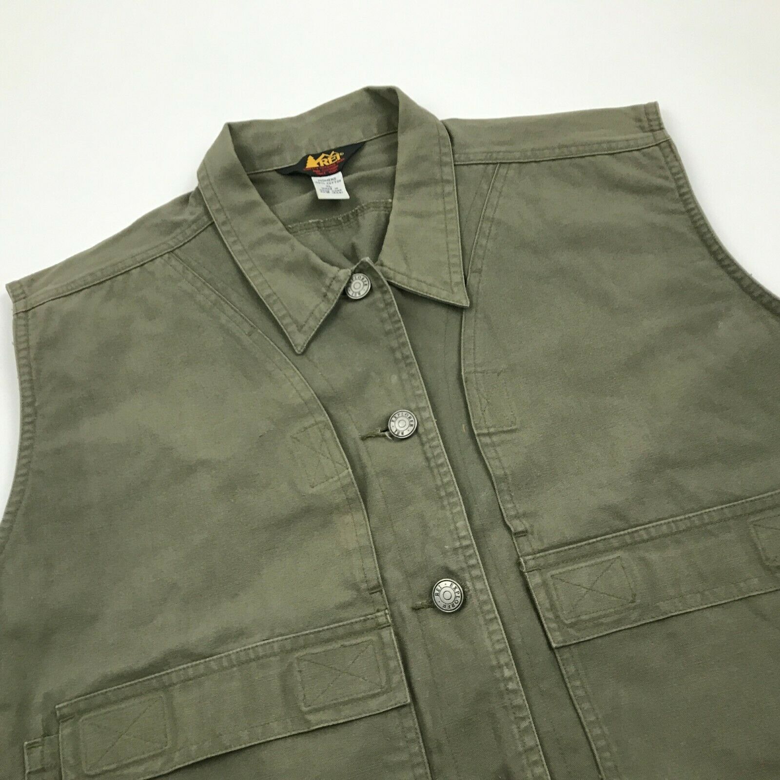 VINTAGE REI Women's Safari Vest Size XL Expedition Sleeveless Fishing