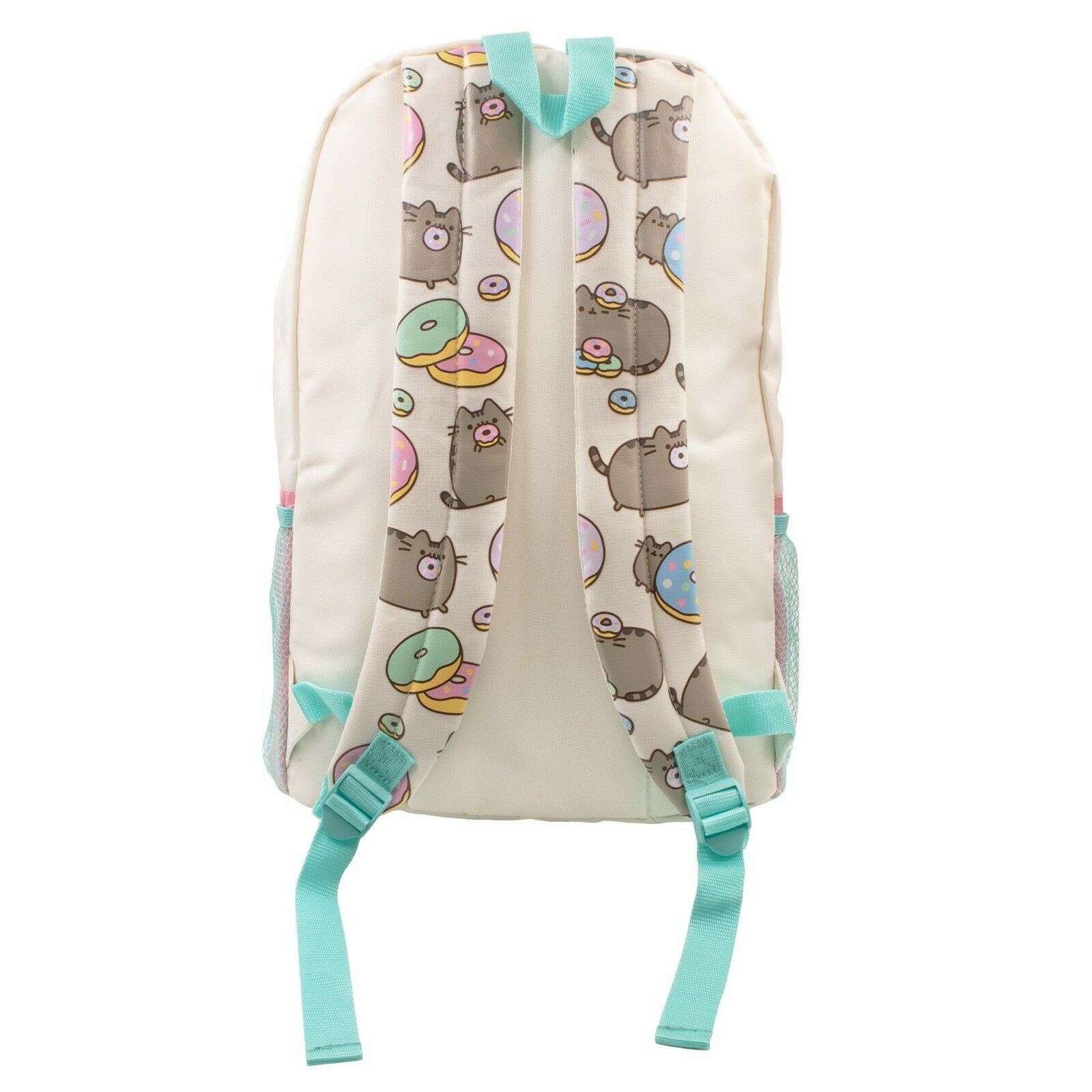 Pusheen Cat Donuts Snacks Kawaii Cute Pink School Book Bag Backpack ...