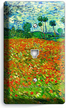 Vincent Van Gogh Poppy Flower Field Phone Telephone Plate Cover Room Home Decor - $13.94