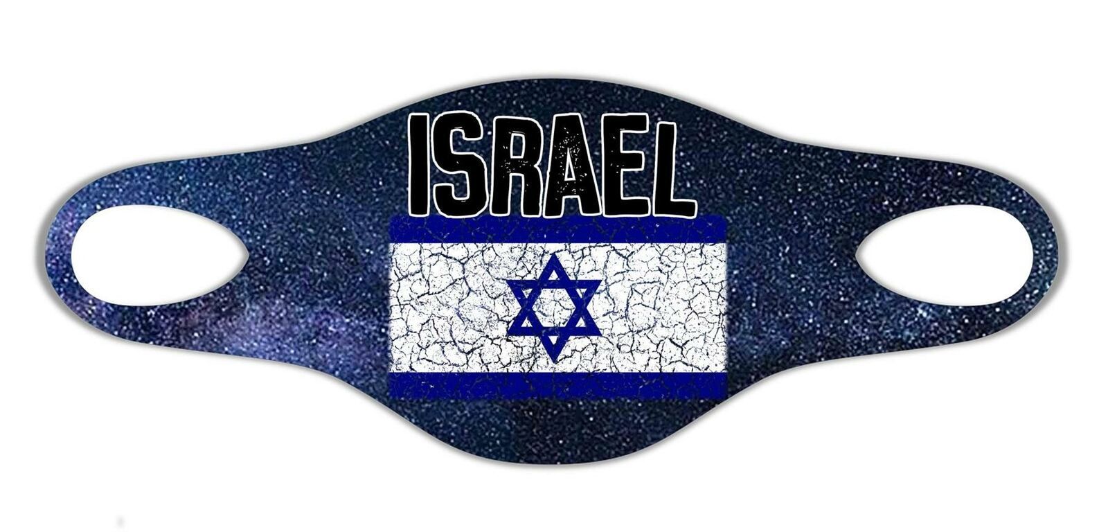 Israel Flag Face Mask Protective Washable Reusable Unisex Breathable Printed