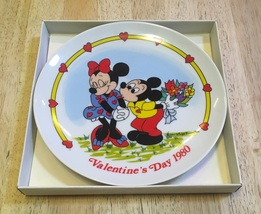 "Mickey's I Love You"  Valentine's Day Plate 1980 - $12.00