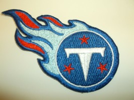 Tennessee Titans Embroidered PATCH~3 1/2" x 2 1/8"~Iron Sew On~NFL~Ships FREE - $4.45