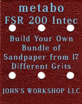 Build Your Own Bundle Metabo FSR 200 Intec 1/4 Sheet No-Slip Sandpaper 1... - $0.99