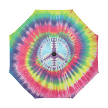 Colorful Tie Die Anti-UV Auto Open&amp;Close Windproof Collapsible Folding U... - $33.99