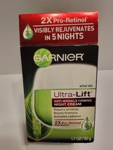 New Garnier Ultra-Lift Anti-Wrinkle Firming Night Cream 2X Pro-Retinol 1... - $29.00
