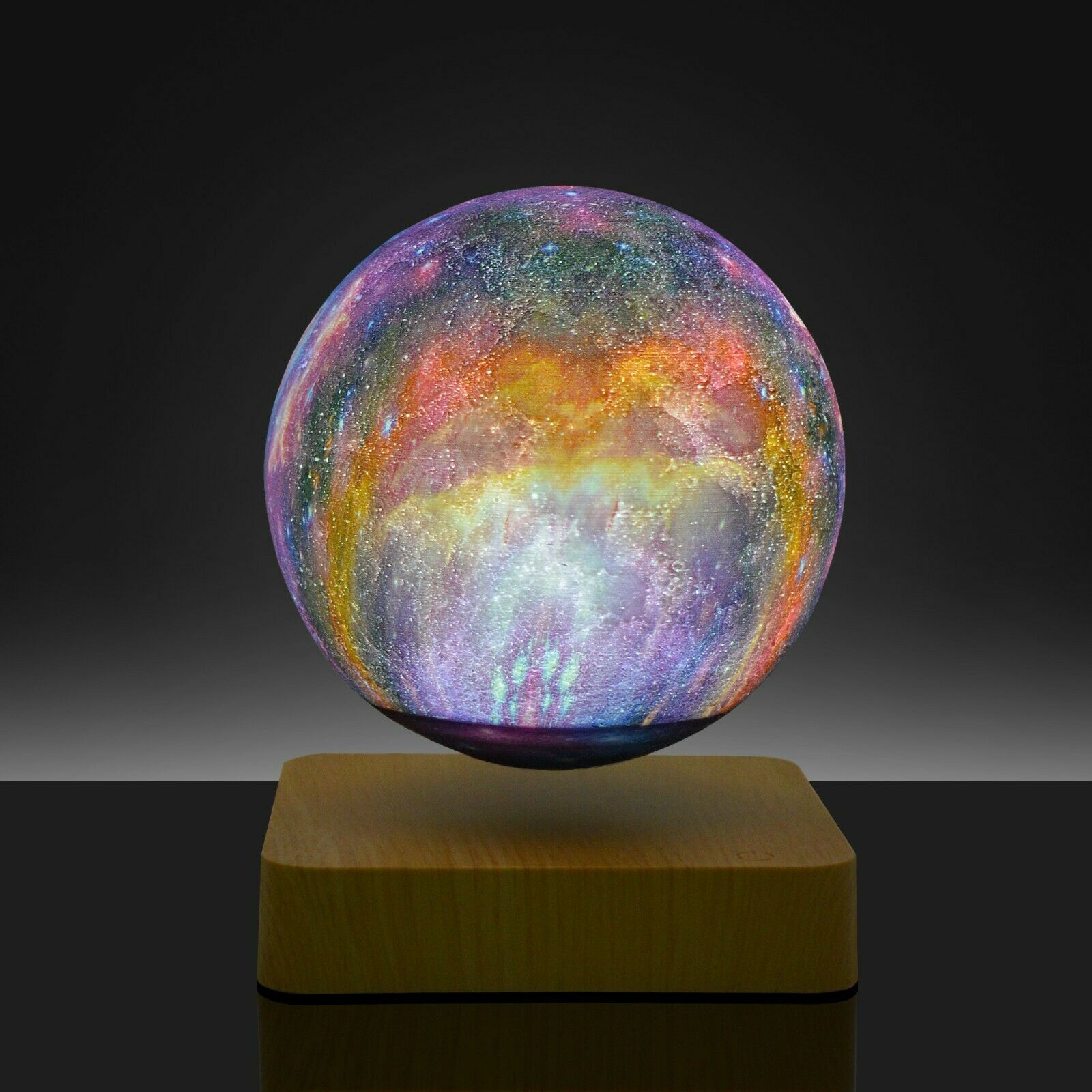 Levitating Galaxy Lamp Floating & Spinning 3D Galaxy Light Mood Table Lamp Gift