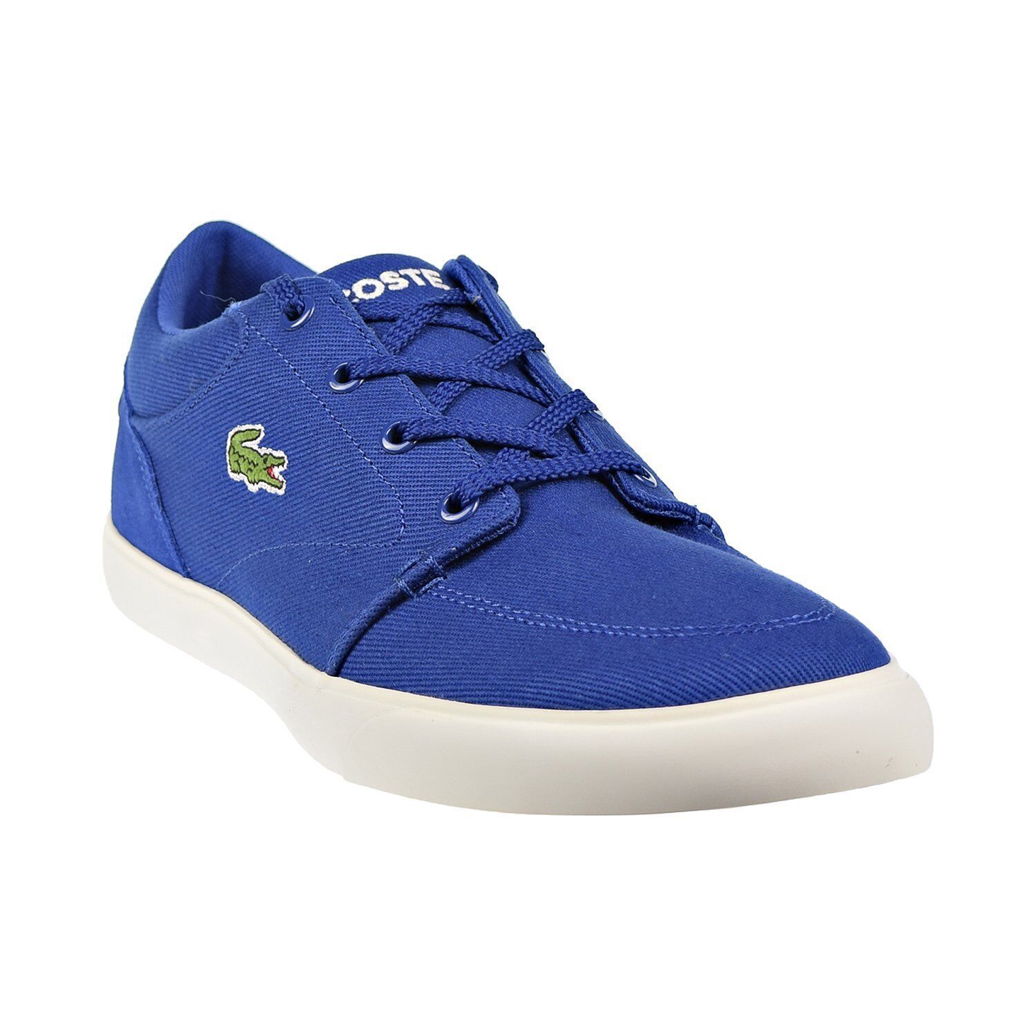 Primary image for Lacoste Men Casual Fashion Sneakers Bayliss 219 Size US 12 Dark Blue Canvas