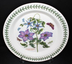 Portmeirion Clematis Florida Virgins Bower Botanic Garden 10.5 Inch Dinner Plate - $25.00