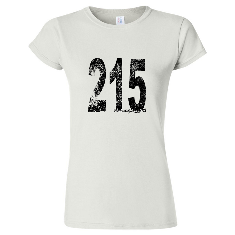 Vintage Philadelphia Area Code 215 T-Shirt - T-Shirts, Tank Tops