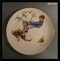 10 1/2 inches NORMAN ROCKWELL Collectors Plate by GORHAM 1972 - Summer -... - $33.00