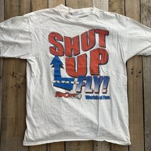 Shut Up and Fly Rip Cord Worlds of Fun Mens T-Shirt Size L - $15.83