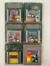 Nintendo Gameboy Lot of 6 Games: Yu-Gi-Oh, Shrek, Scooby Doo,  Going Qua... - $37.80