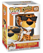 Funko Pop Ad Icons Chester Cheetah Flames #117 Box Lunch Glow In The Dark  image 1