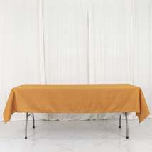 54x96" GOLD Polyester Tablecloths Rectangle Banquet Linen - $22.88