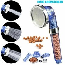 High Turbo Pressure Ionic Handheld Shower Head Bathroom Powerful Water Saving - $21.99
